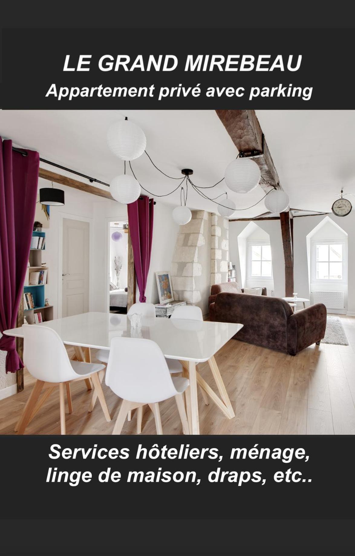 Apartamento Le Grand Mirebeau - Parking Prive Bourges Exterior foto